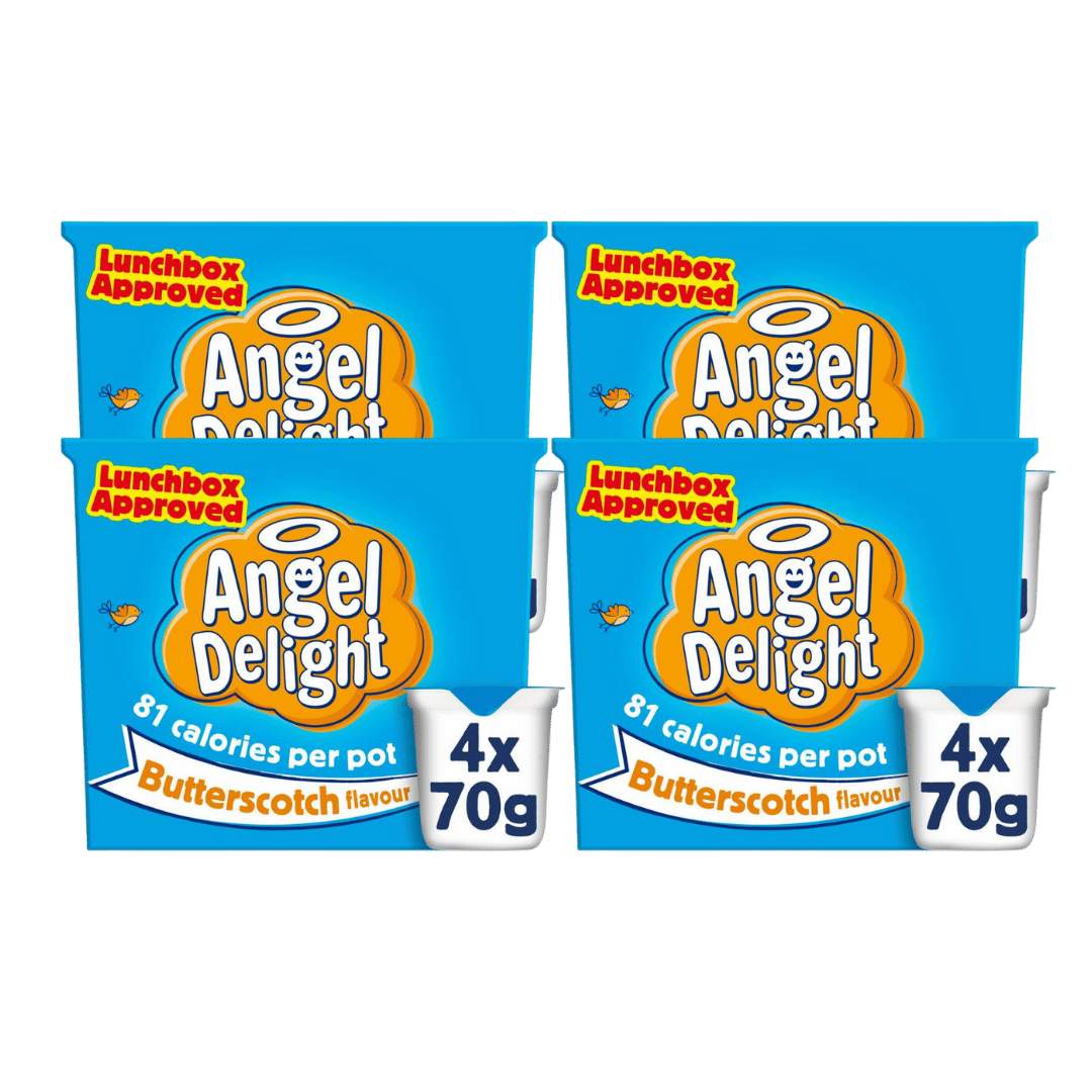 Angel Delight Ready To Eat Butterscotch Flavour Mousse Pots