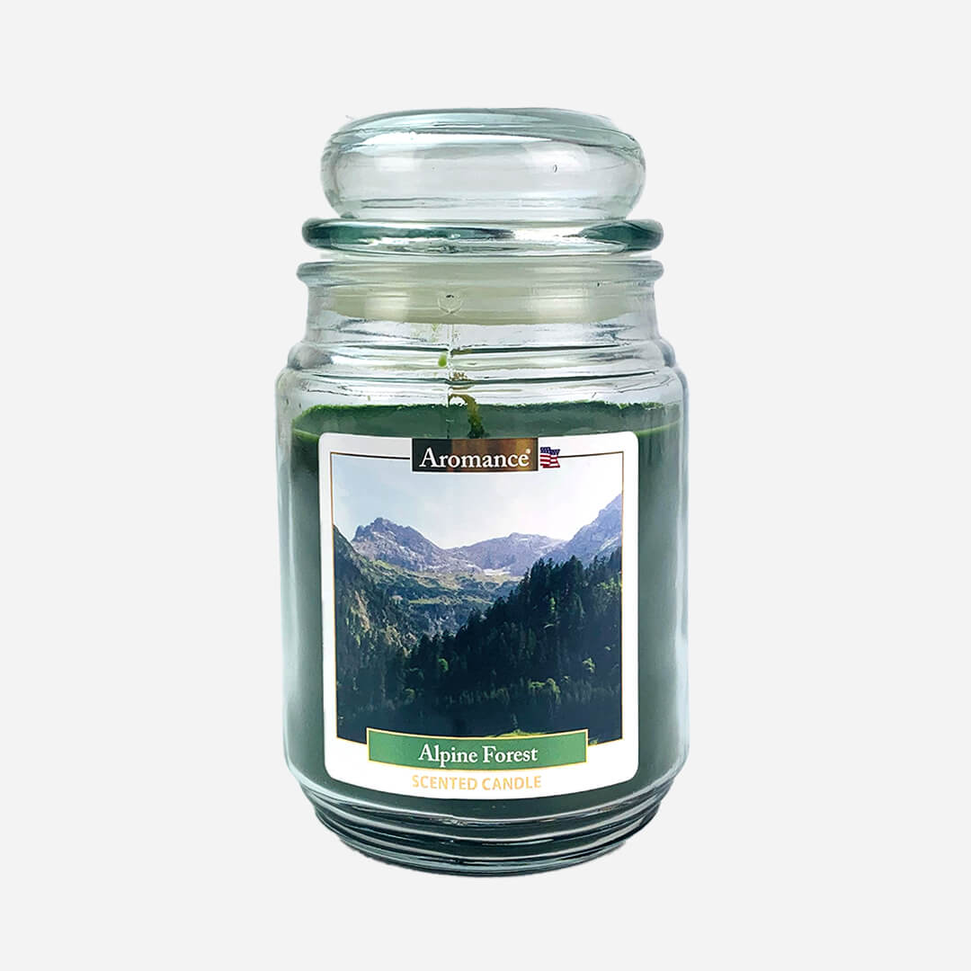 Aromance USA Alpine Forest Scented Candle Jar