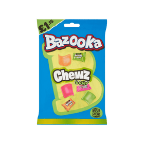 Bazooka Chewz Sour Chewy Candy