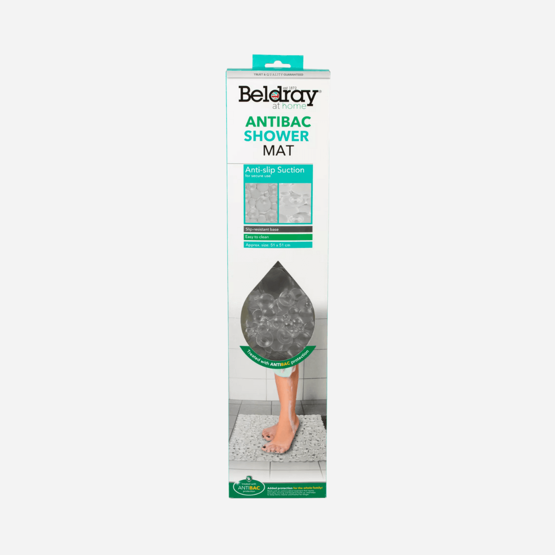 Beldray Anti-Bacterial PVC Non-Slip Shower Mat