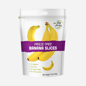 Big Green Food Freeze Dried Banana Slices