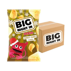 Big Night In Festive Crisps Turkey Curry Flavour