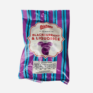 Bishops Blackcurrant & Liquorice Classic Sweets