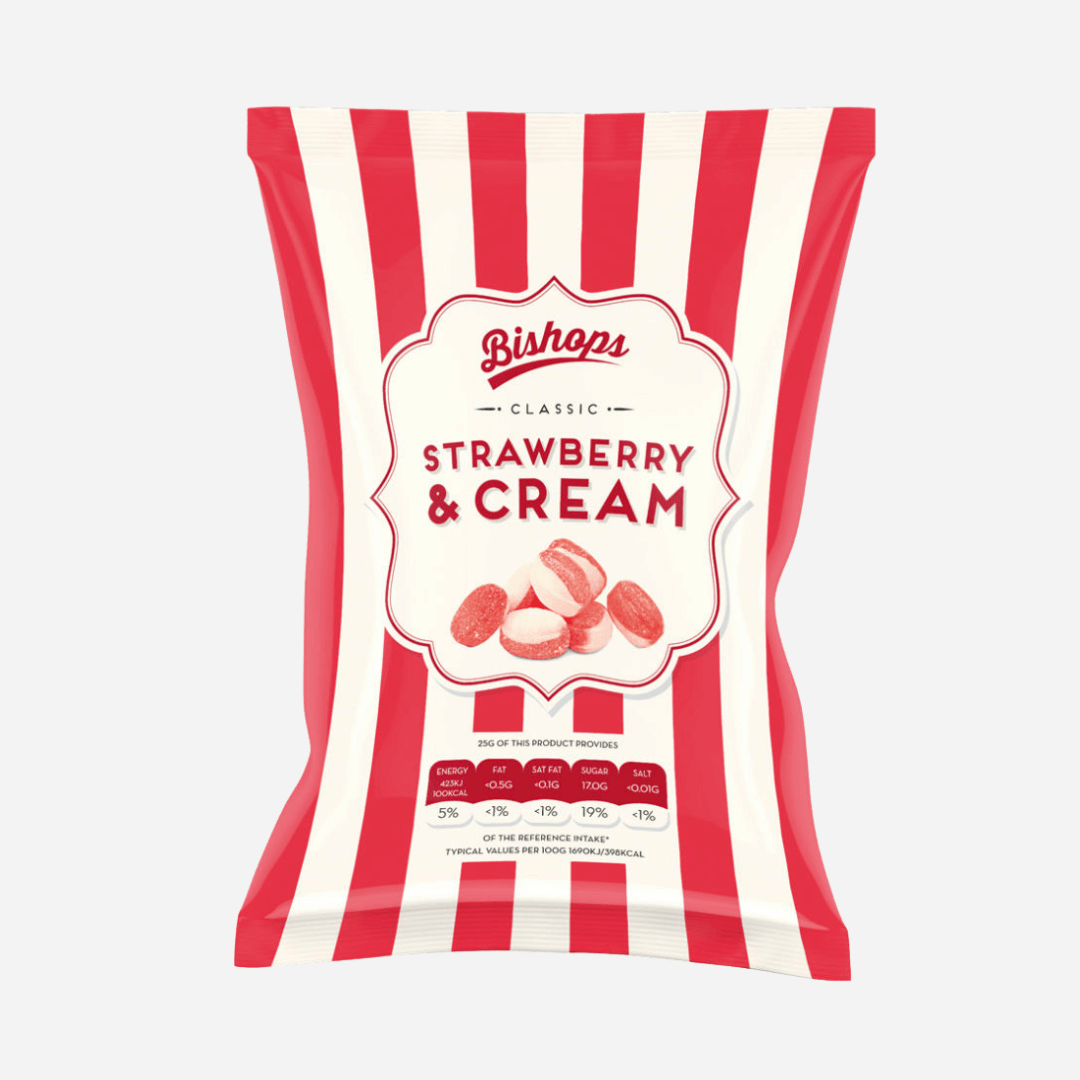 Bishops Strawberry & Cream Classic Sweets