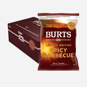 Burts Limited Edition Spicy Barbecue Hand Cooked Crisps