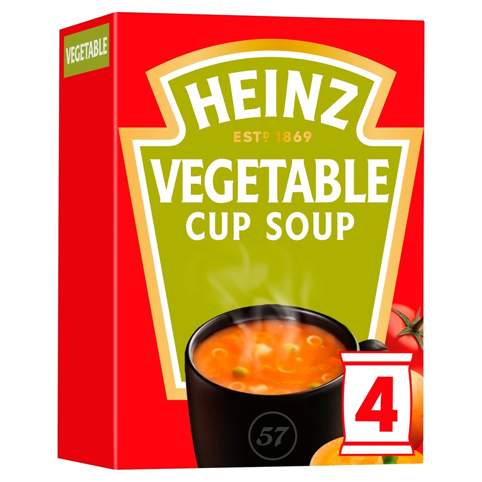Heinz Vegetable Cup Soup – 19 g x 4 Pack – 76 g