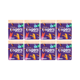 Cadbury Mini Fingers Chocolate Biscuits 8 X 96.5g Packs