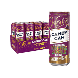 Candy Can Wonka Zero Sugar Sparkling Toffee Apple
