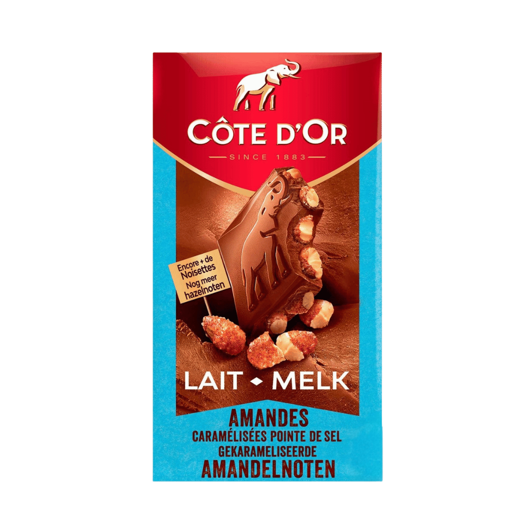 Côte D'Or Belgian Chocolate With Caramelized Almonds