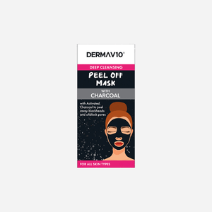 Derma V10 Peel Off Mask With Charcoal