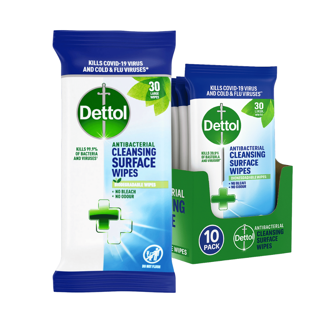 Dettol Antibacterial Cleansing Surface Wipes