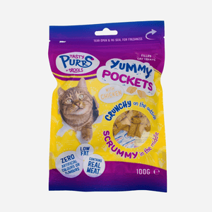 Drools Tasty Purrs Yummy Pockets With Chicken Cat Treats