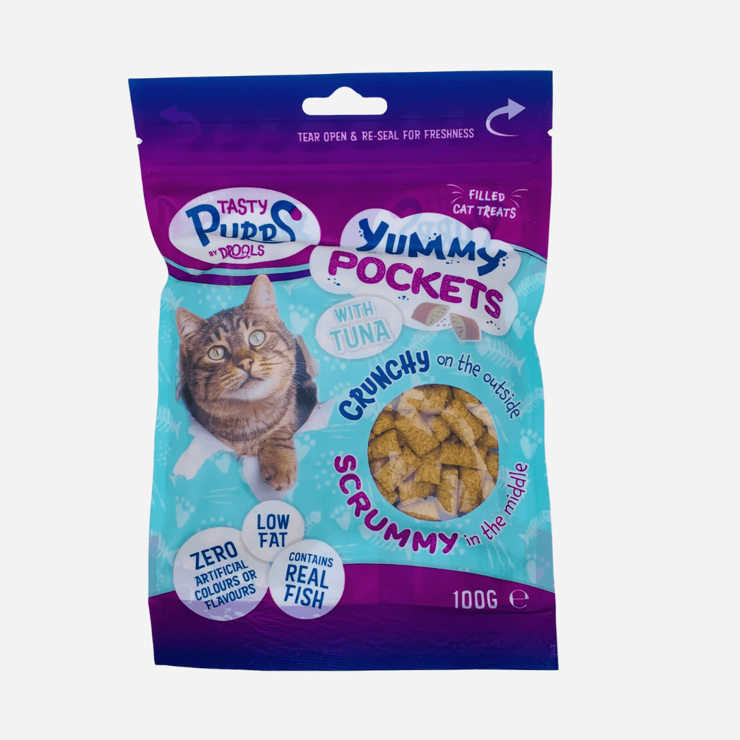 Drools Tasty Purrs Yummy Pockets With Tuna Cat Treats