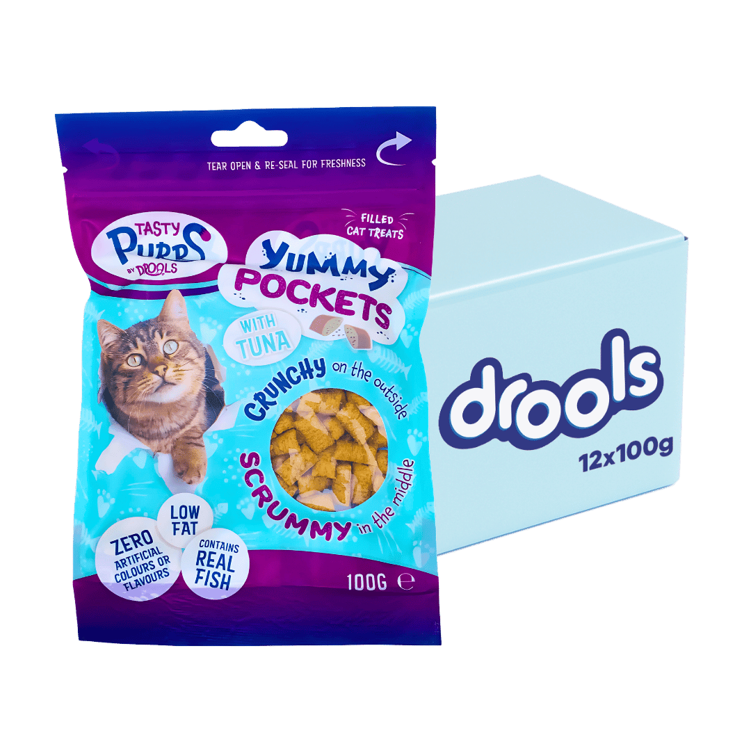 Drools Yummy Cat Treat Pockets With Tuna
