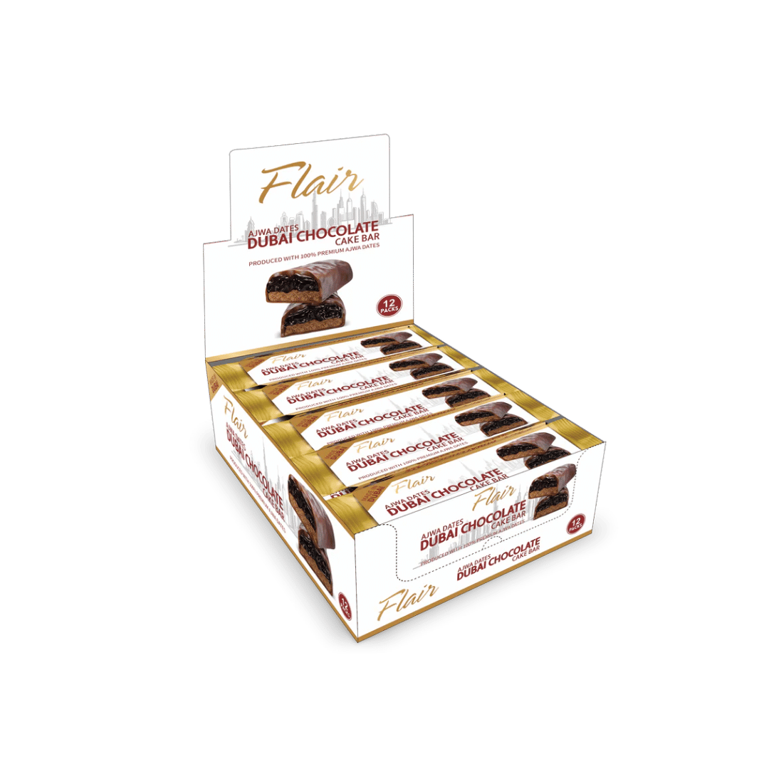 Flair REAL Dubai Ajwa Dates Chocolate Cake Bars