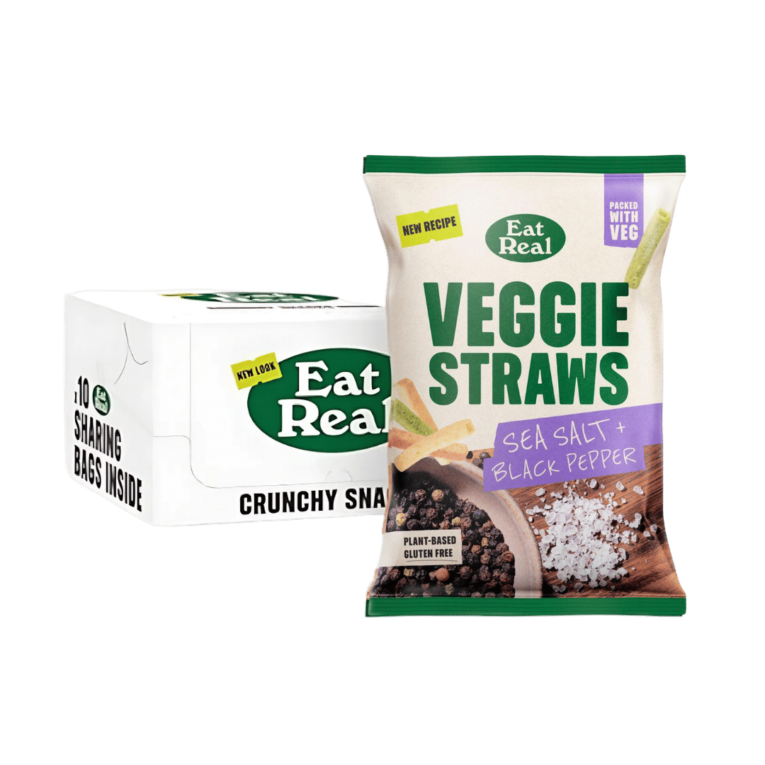 Eat Real Sea Salt & Black Pepper Veggie Straws