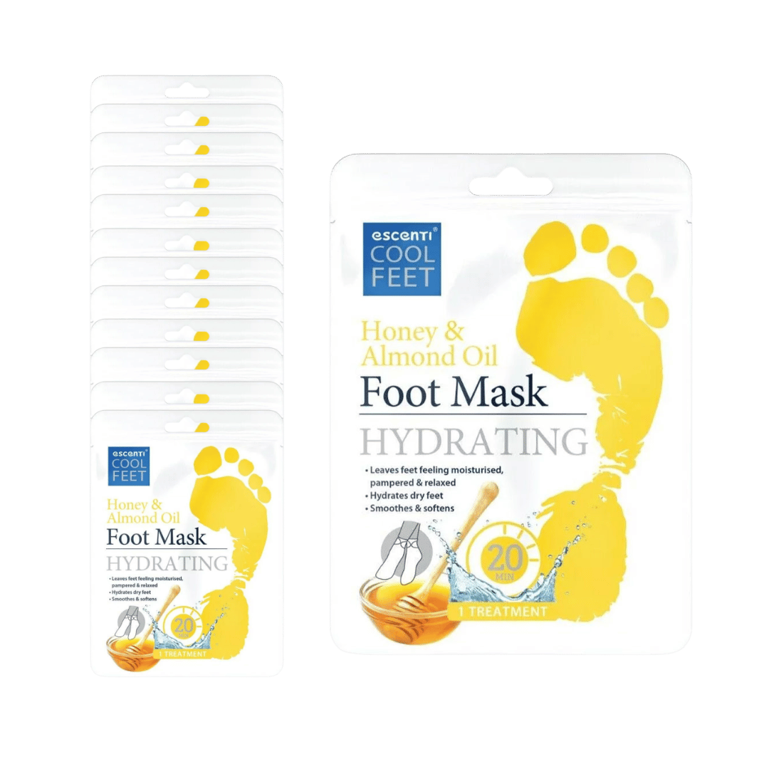 Escenti Honey & Almond Oil Hydrating Foot Mask