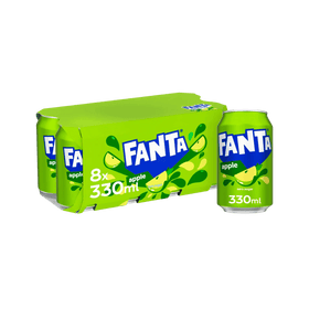 Multipack (8) Fanta Apple Zero Sugar