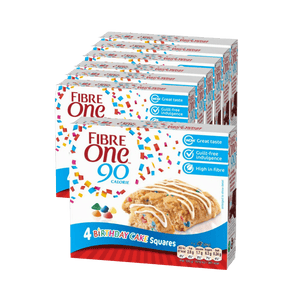 Fibre One Birthday Cake Squares