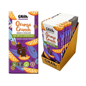 GNAW Oat Mi!lk Orange Crunch Chocolate