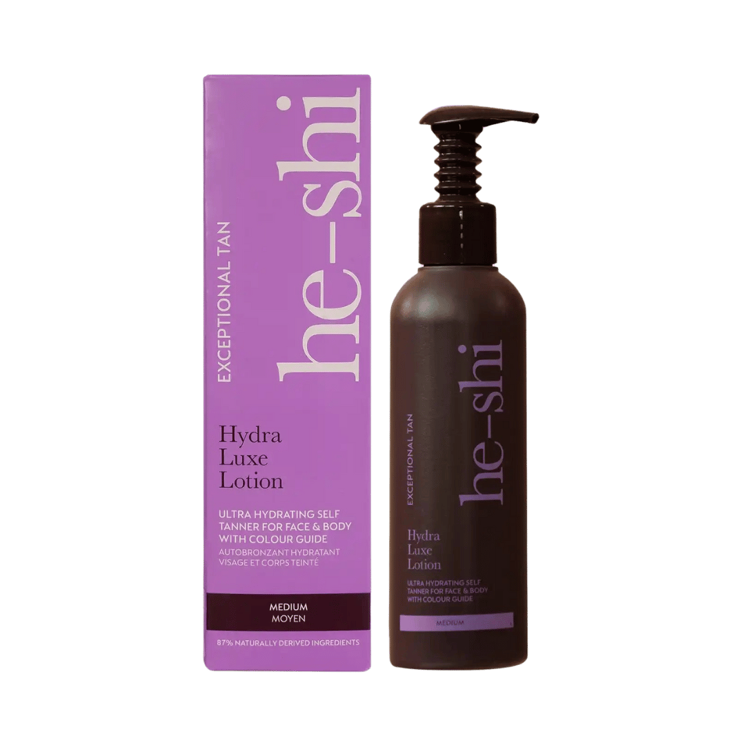 He-Shi Hydra Luxe Tanning Lotion Medium Exceptional Tan