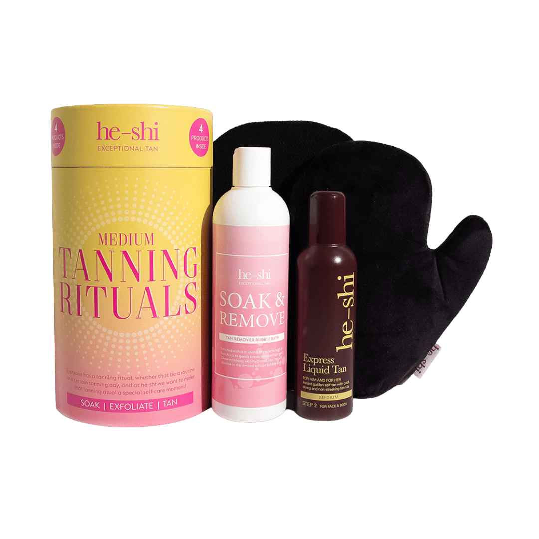 He-Shi Medium Tanning Rituals Exceptional Tan Gift Set