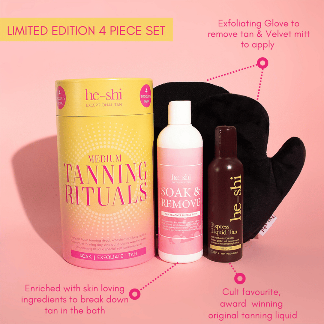 He-Shi Medium Tanning Rituals Exceptional Tan Gift Set