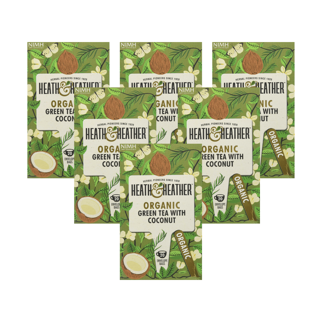 Heath & Heather Organic Green Tea With Coconut