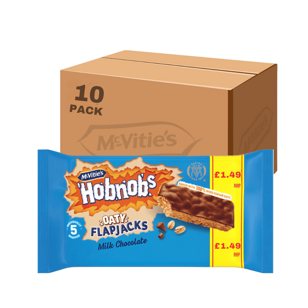 McVitie's Hobnob's Oaty Milk Chocolate Flapjacks