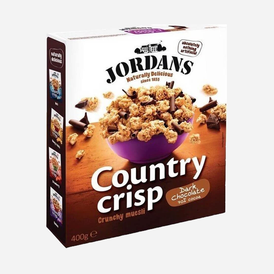 Jordans Country Crisp 70% Cocoa Dark Chocolate Muesli