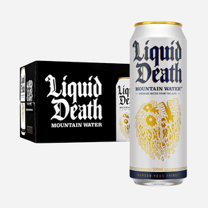 Liquid Death Still Mountain Water Tallboy Cans