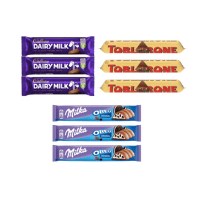 Cadbury Dairy Milk Toblerone & Milka Oreo Variety Pack