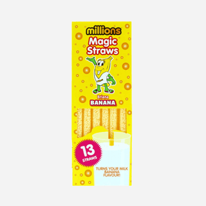 Millions Banana Flavour Magic Straws