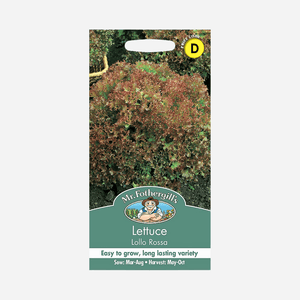 Mr Fothergill's Grow Your Own Lettuce Lollo Rossa Seeds