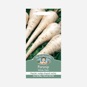 Mr Fothergill's Grow Your Own Parsnip White Gem Seeds