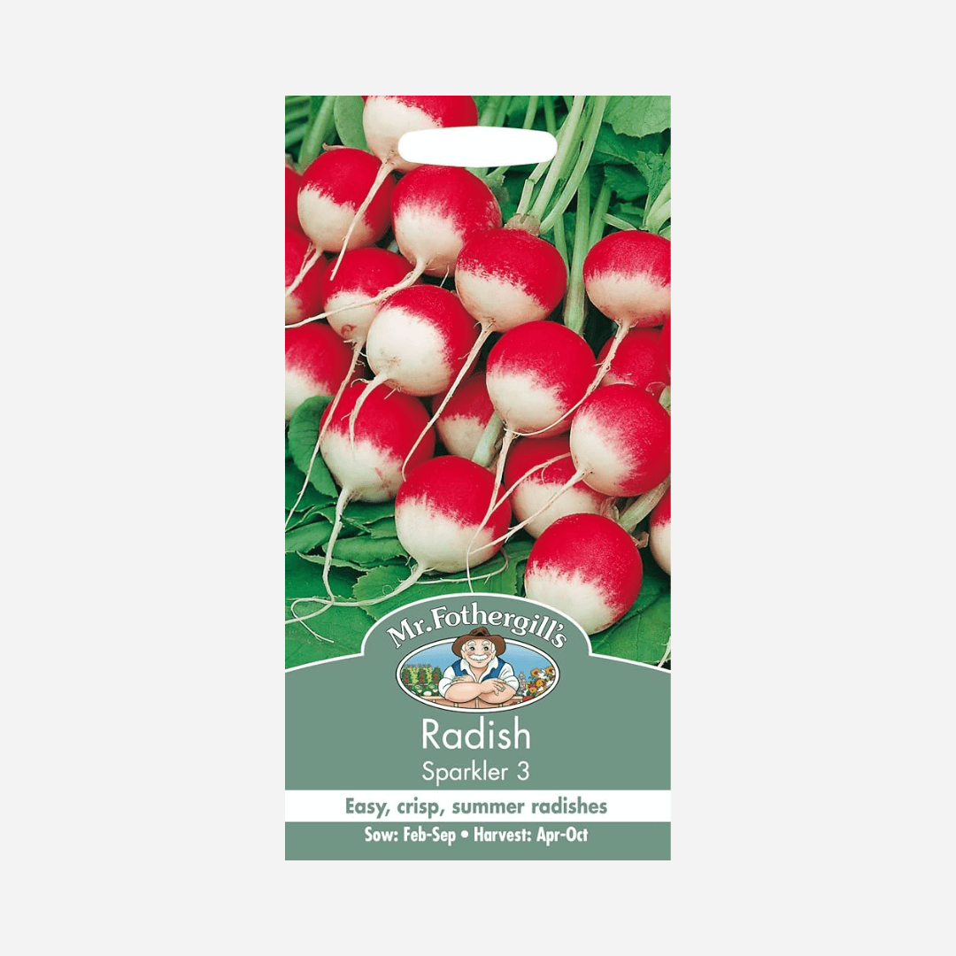 Mr Fothergill's Grow Your Own Radish Sparkler 3 Seeds