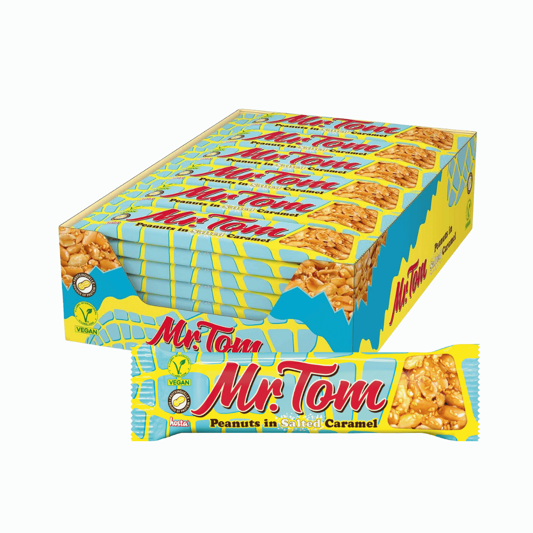 Mr Tom Peanuts In Salted Caramel Bars