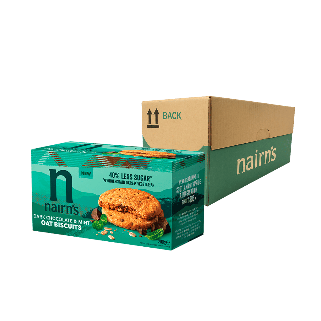 Nairn's Dark Chocolate & Mint Oat Biscuits