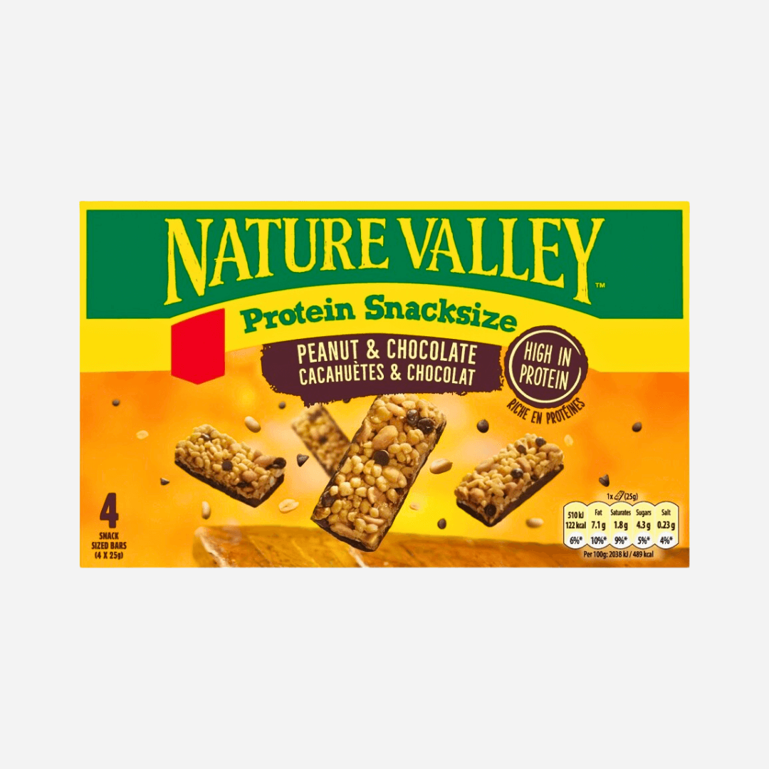 Nature Valley Peanut & Chocolate Protein Snack Size Bars