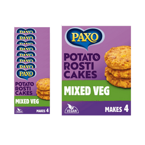 Paxo Rosti Cakes Mixed Vegetables