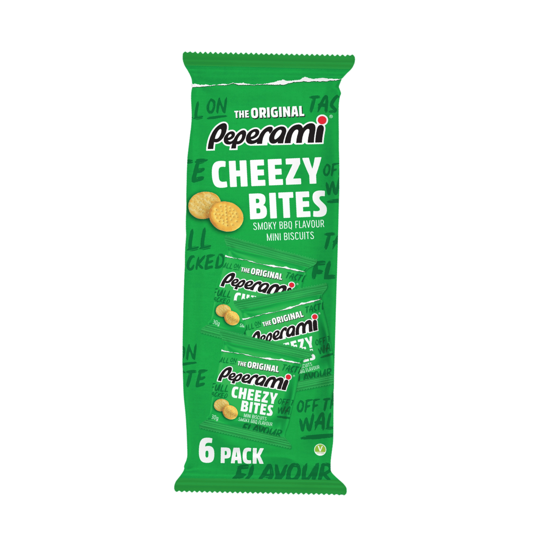 Peperami Cheezy Bites Smoky BBQ Mini Biscuits