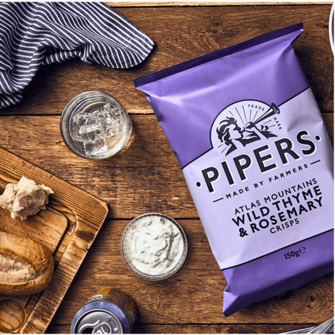 Pipers Wild Thyme & Rosemary Crisps