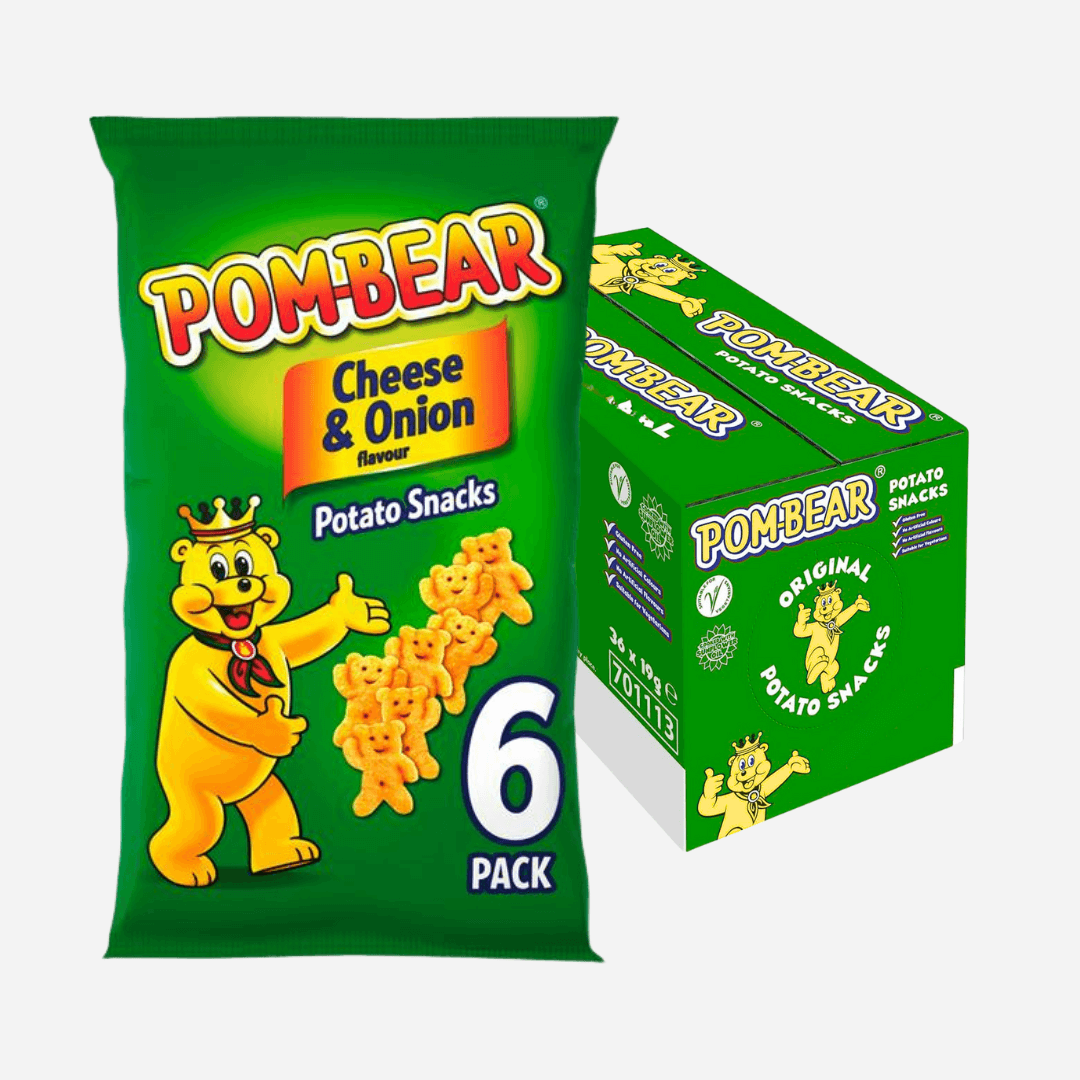 Pom-Bear Cheese & Onion Potato Snacks