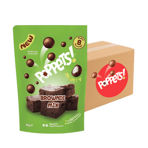 Poppets Chocolate Mint Flavour Bake At Home Brownie Mix