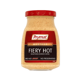 Prymat Fiery Hot Mustard 180g Jar