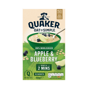 Quaker Oat So Simple Apple & Blueberry Porridge