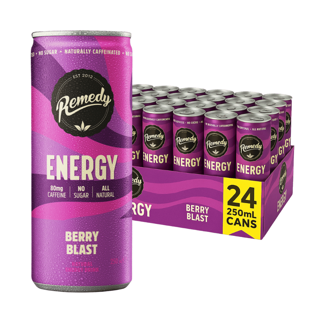Remedy Berry Blast Energy Kombucha