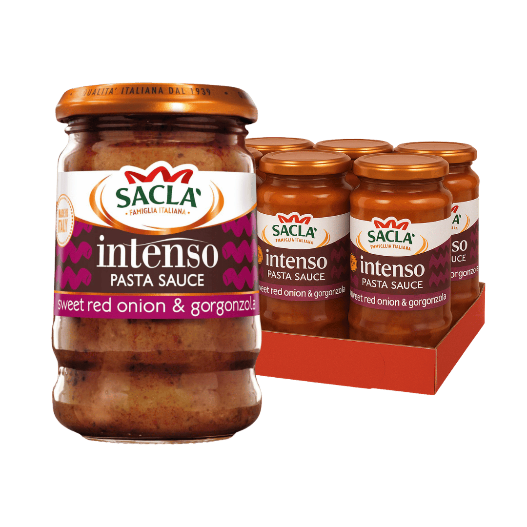 Sacla' Intenso Sweet Red Onion & Gorgonzola Pasta Sauce