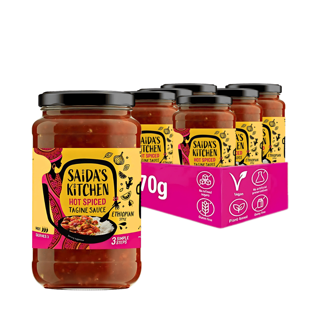 Saida's Kitchen Hot Spiced Ethiopian Style Tagine Sauces