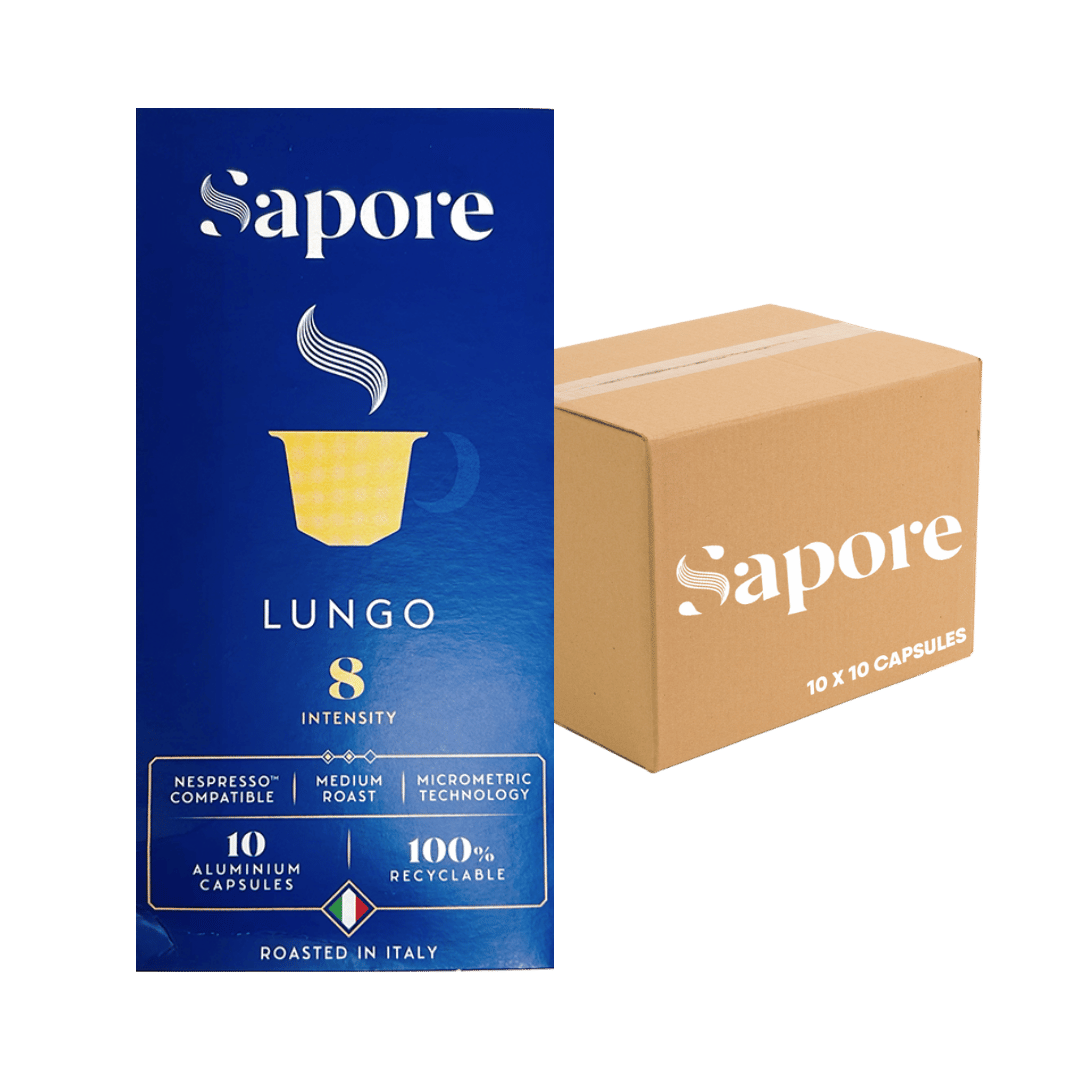 Sapore Lungo Italian Coffee Pods Nespresso Compatible